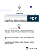 Cieem Tarea Lengua Clase Ndeg 3 Del 20 de Abril de 2024 Marco Teorico y Tarea para El Hogar