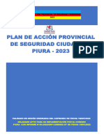 Plan de Acción Provincial de Seguridad Ciudadana Piura 2023