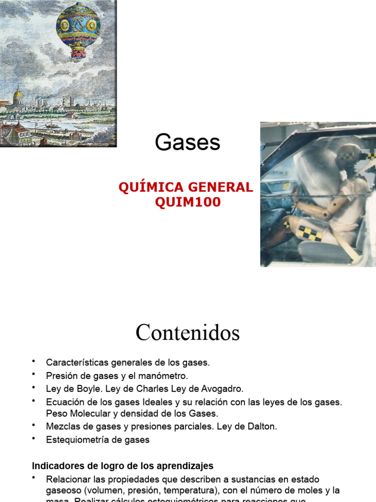 Unidad+5+ +Gases+y+Sus+Propiedades | PDF | Gases | Presión