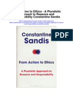 From Action To Ethics A Pluralistic Approach To Reasons and Responsibility Constantine Sandis Full Chapter