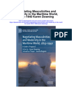 Download Negotiating Masculinities And Modernity In The Maritime World 1815 1940 Karen Downing full chapter