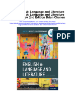 Download Ib English A Language And Literature Ib English A Language And Literature Course Book 2Nd Edition Brian Chanen full chapter