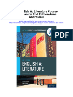 Ib English A Literature Course Companion 2Nd Edition Anna Androulaki Full Chapter