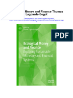 Ecological Money and Finance Thomas Lagoarde Segot Full Chapter