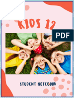 Kids 12 - Student Notebook