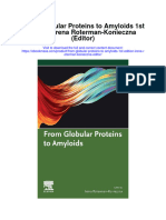 From Globular Proteins To Amyloids 1St Edition Irena Roterman Konieczna Editor Full Chapter