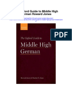 Download The Oxford Guide To Middle High German Howard Jones full chapter