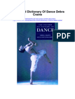 The Oxford Dictionary of Dance Debra Craine Full Chapter
