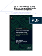 From Linear To Circular Food Supply Chains Achieving Sustainable Change 1St Edition Stella Despoudi Full Chapter