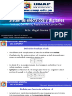 Sem 2 Voltaje Corriente Resistenciafuentedealimentacion Leyde Ohm