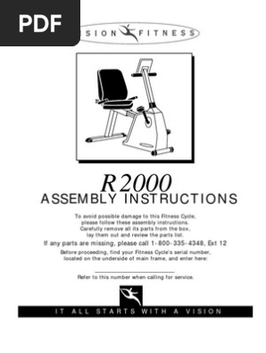 vision fitness r2000