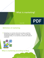 What Is Marketing