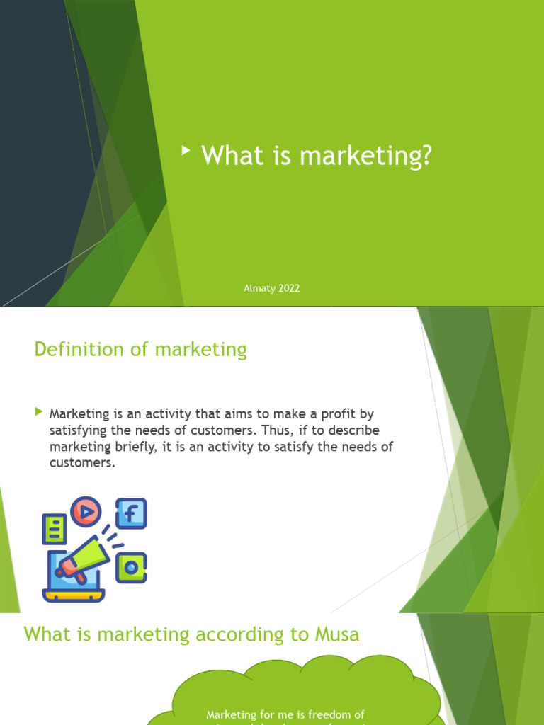 A DESCRIPTION OF MARKETING visual data 3