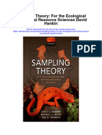 Sampling Theory For The Ecological and Natural Resource Sciences David Hankin All Chapter