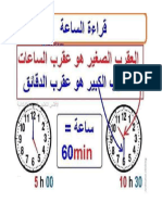 تدريبات لقراءة الساعة 2 ابتدائي