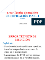 Error Técnico de Medición