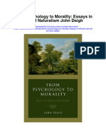 From Psychology To Morality Essays in Ethical Naturalism John Deigh Full Chapter
