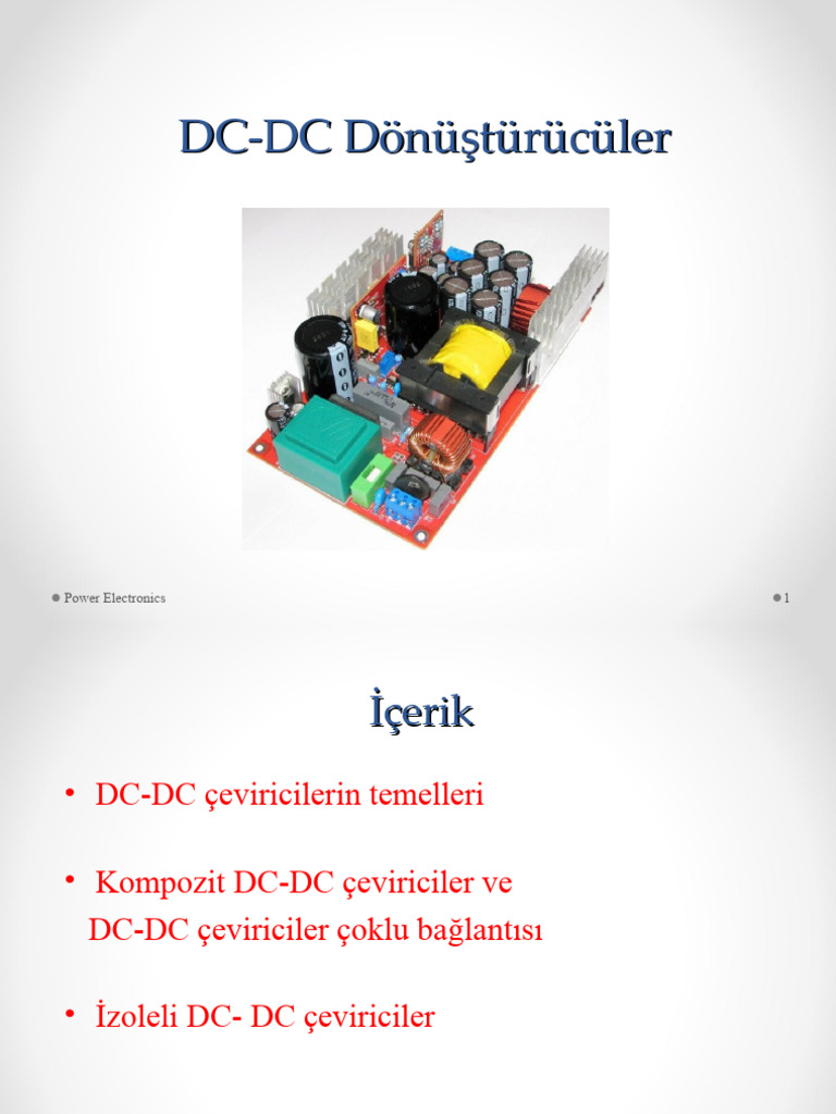 DC DC Donusturuculer | PDF