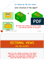 Understanding Sectional Views and Types | PDF | Shape | Perpendicular