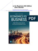 Download Economics For Business 9Th Edition John Sloman full chapter