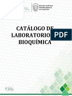 Catalogo de Laboratorio Bioquimica