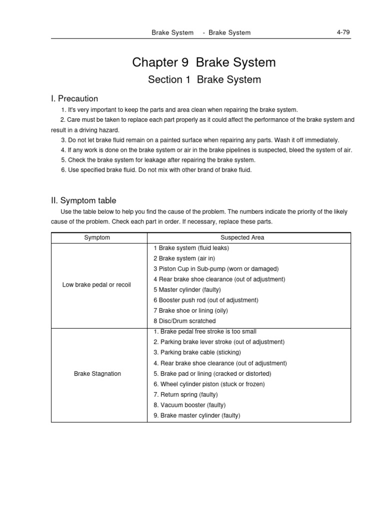 15 Brake System Pdf Brake Piston