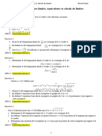 Exercices Corriges Developpements Limites Et Calculs de Limites-1