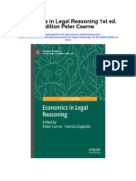 Economics in Legal Reasoning 1St Ed Edition Peter Cserne Full Chapter