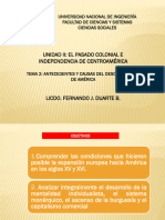 Antecedentes Causas Descunrimiento América HCAN