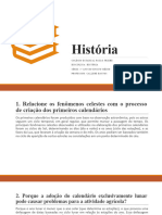 [I UNID] 1º Ano - História - Slide (Correção Das Atividades)