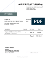 White Yellow Simple Minimalist Invoice 