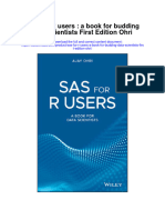 Sas For R Users A Book For Budding Data Scientists First Edition Ohri All Chapter