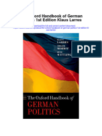 The Oxford Handbook of German Politics 1St Edition Klaus Larres Full Chapter
