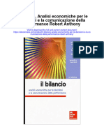 Il Bilancio Analisi Economiche Per Le Decisioni E La Comunicazione Della Performance Robert Anthony Full Chapter