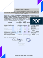 Declaração de Cursando