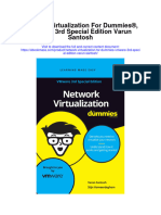 Network Virtualization For Dummies Vmware 3Rd Special Edition Varun Santosh Full Chapter