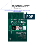 Download Fuhrman And Zimmermans Pediatric Critical Care 6Th Edition Jerry J Zimmerman full chapter