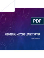 Mengenal Metode Lean Startup