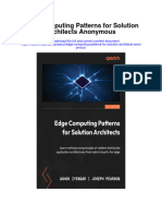 Download Edge Computing Patterns For Solution Architects Anonymous full chapter