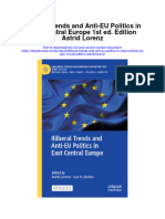 Download Illiberal Trends And Anti Eu Politics In East Central Europe 1St Ed Edition Astrid Lorenz full chapter