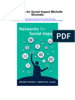 Networks For Social Impact Michelle Shumate Full Chapter