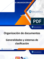 Organización de Documentos, Sistema de Clasificación