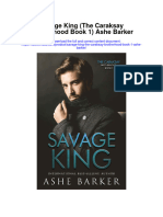 Savage King The Caraksay Brotherhood Book 1 Ashe Barker All Chapter