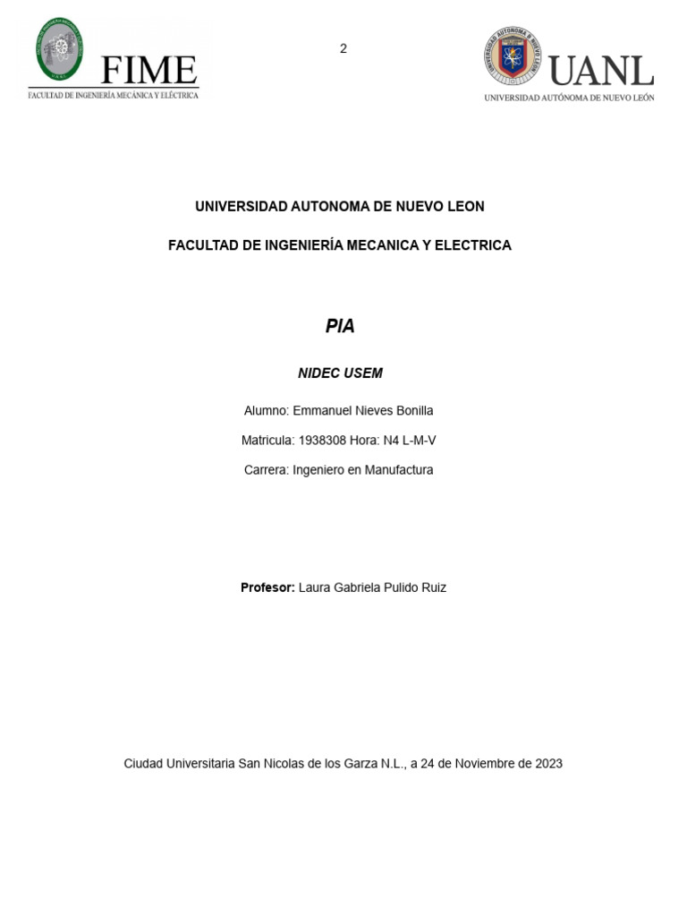 Proceso de Fabricación en Nidec USEM | PDF | Calidad (comercial) | Motores