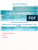 Cristalização