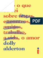 Tudo O Que Eu Sei Sobre o Amor - Dolly Alderton