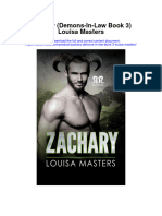 Zachary Demons in Law Book 3 Louisa Masters All Chapter
