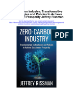 Zero Carbon Industry Transformative Technologies and Policies To Achieve Sustainable Prosperity Jeffrey Rissman All Chapter