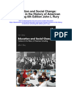 Download Education And Social Change Contours In The History Of American Schooling 6Th Edition John L Rury full chapter