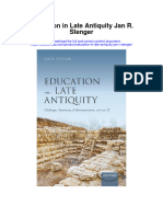Education in Late Antiquity Jan R Stenger Full Chapter